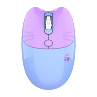 Souris sans fil MOFii à double mode, souris mignonne pour filles, tablette de bureau, ordinateur portable, bureau