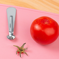 Duurzame keuken fruit- en groentestamverwijderaar van roestvrij staal, tomaten- en aardbeienontpitter, commerciële groothandel