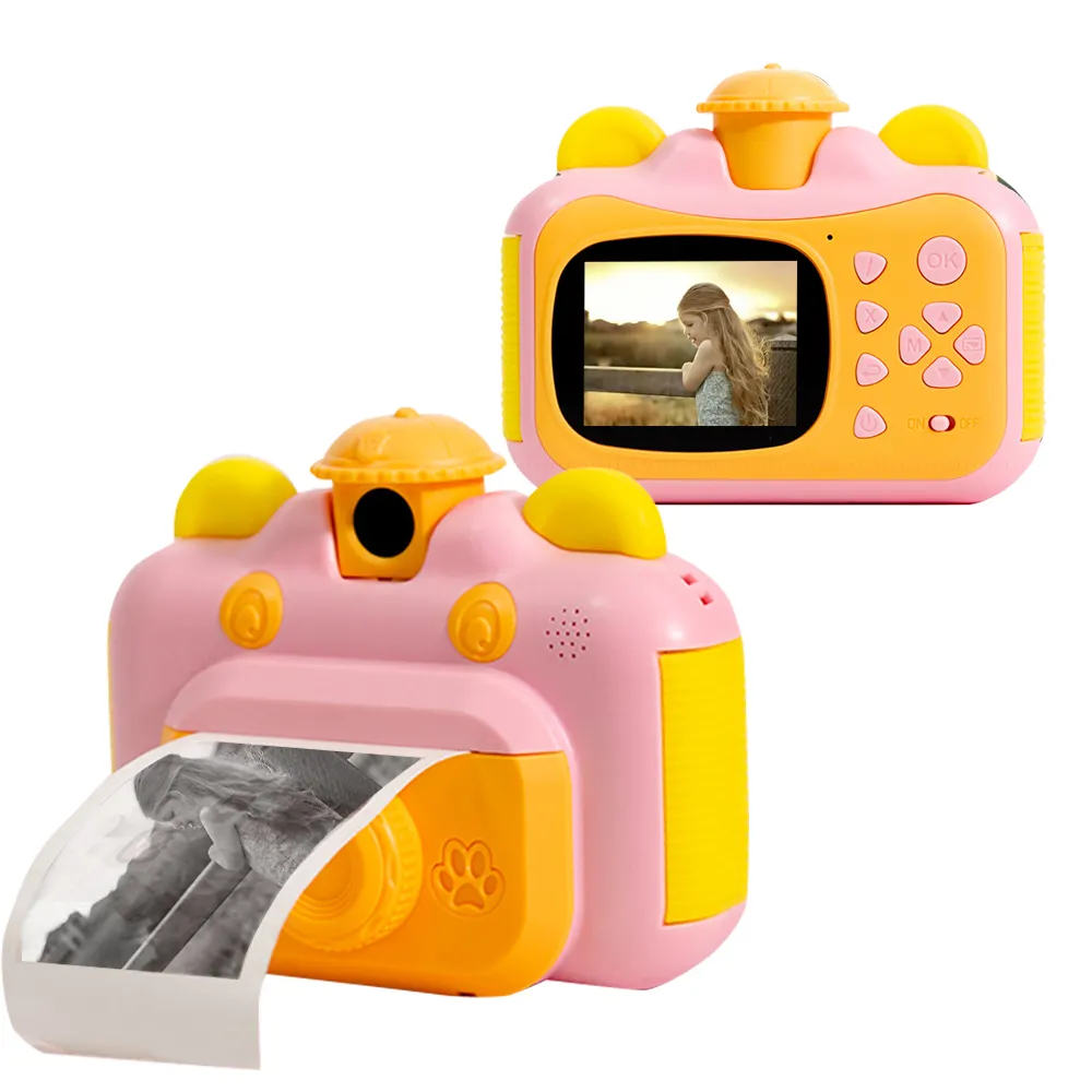 Hot Sale Children Camera Instant Print Camera For Kids 1080P HD With Thermal Photo Paper Toys For Birthday Gifts Education Kids