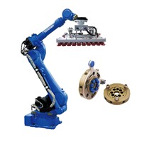 Lengan Robot Yaskawa GP180 Asli 6 Axis Jangkauan 2702mm Robot Industri Stabilitas Tinggi untuk Penanganan Bagian Besar