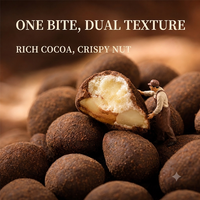 Nueces de Macadamia Premium Cubiertas con Chocolate Negro Real, Snacks de Granos Tostados, Envueltas Individualmente, OEM