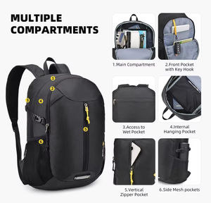 รับผลิตกระเป๋าเป้กลางแจ้งแบบกำหนดเอง กระเป๋าพกพาสุดหรู โรงงานรับผลิตตามสั่ง กระเป๋าลำลอง กระเป๋าเป้ลำลอง - Product Image 4