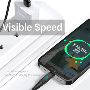 Pantalla de alimentación digital inteligente Detección visible de carga rápida Convertidor de adaptador macho tipo C a hembra tipo C, convertidor de carga rápida de tipo C - Product Image 4