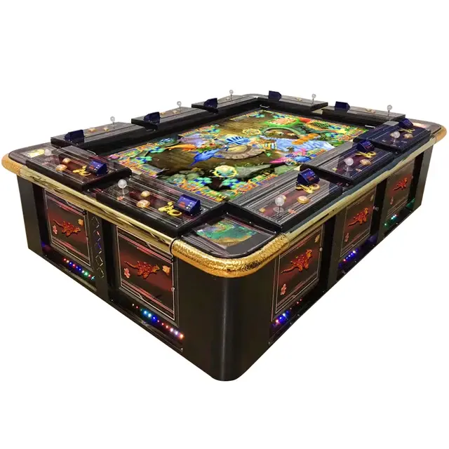 10 joueurs table de jeu de poisson usa ocean king 55 pouces machine de jeu de table de poisson jeu vidéo