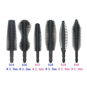 Tête de brosse à mascara en silicone remplaçable, super douce, personnalisable, réutilisable, peigne à cils, plusieurs formes, brosse à mascara en silicone - Product Image 4