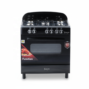 Cuisinière à <span class=keywords><strong>gaz</strong></span> à 5 brûleurs écoénergétique avec four, cuisinière domestique robuste en acier inoxydable pour les grandes repas en famille - Product Image 1