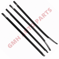 Kit de 4 Garnitures de Porte Extérieures pour Hyundai Tucson IX35 2009-2017 Joint d'Étanchéité de Vitre Anti-Intempéries