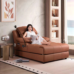 Zero Wall <b>Bed</b> Soft Upholstered Reclining <b>Sleeper</b> Extendable Modern for Home IDS-9869 Luxury Modern Recliner Set for Living - Product Image 4