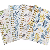 Vente en gros de papeterie personnalisable Carnets de notes A5 à reliure bon marché Carnet de notes à spirale personnalisé