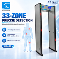 Détecteur de métaux portable SUN LEADER à 33 zones pour la sécurité des expositions, des concerts et des événements XLD-G1