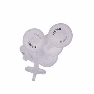 AISIMO Personalizable 13mm 0.22um Filtro de jeringa de PTFE hidrofílico Soporte OEM para suministros de laboratorio - Product Image 1