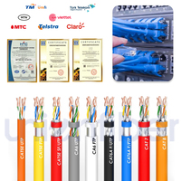 Cable de Red Cat 6 UTP, Cobre Puro 23AWG, Cable Ethernet de Alta Velocidad, 305m, Caja de Cartón, Interior/Exterior, Bobina, Kit