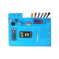Multifonctionnel téléphone portable station de réparation de bureau pièces combinaison antistatique coussin d'isolation thermique applicable tapis de table