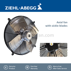 พัดลม ZIEHL-ABEGG รุ่น FB050-4EK.4I.V4P 201702 ประสิทธิภาพสูง ประหยัดพลังงาน กันน้ำระดับ IP54 สำหรับตู้โชว์สินค้าในซูเปอร์มาร์เก็ต - Product Image 3