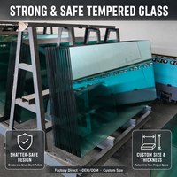Panneaux de verre trempé de sécurité de grande taille 8mm 10mm 12mm 15mm 19mm pour murs-rideaux et façades – Vente en gros directe usine