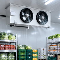 Refroidisseur d'air évaporatif industriel 10HP avec moteur à rotor externe DT et tambour d'air RP pour système de refroidissement de chambre froide