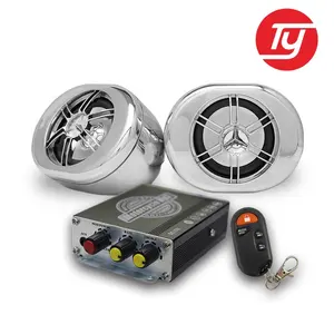 Аудиоплеер для мотоцикла с функцией сигнализации, MP3-плеер с поддержкой Басов/высоких частот/баланса