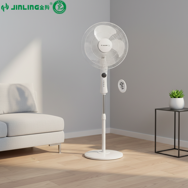 Electric Fan Manufacturer Air Cooling Fan Remote Control and LCD Display Household Plastic Powerful Standing Fan