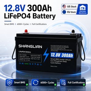 Batterie Lithium LFP 12,8V 300Ah 3840Wh à Cycle Profond avec BMS Intelligent pour Stockage Solaire, VR et Usage Domestique - Product Image 1