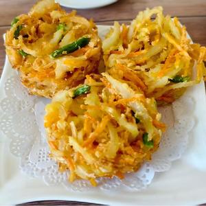 Pancake di verdure fritte surgelate <span class=keywords><strong>sano</strong></span> e delizioso 70g * 60*3 confezioni-18C marchio di stoccaggio Kasyoku - Product Image 5