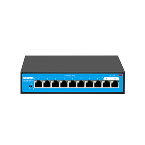 Nhà máy trực tiếp 8-Port PoE Gigabit chuyển đổi <span class=keywords><strong>48V</strong></span> 10/100Mb cho CCTV PC & Camera 2 uplink 10/100Mb 250 Meter phạm vi - Product Image 1