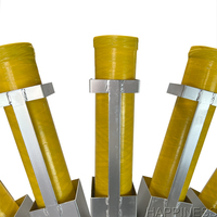 5-Schuss-Feuerwerksmörserrohrgestell aus Eisen und Fiberglas, Display-Rack für Feuerwerke, Feuerwerksständer