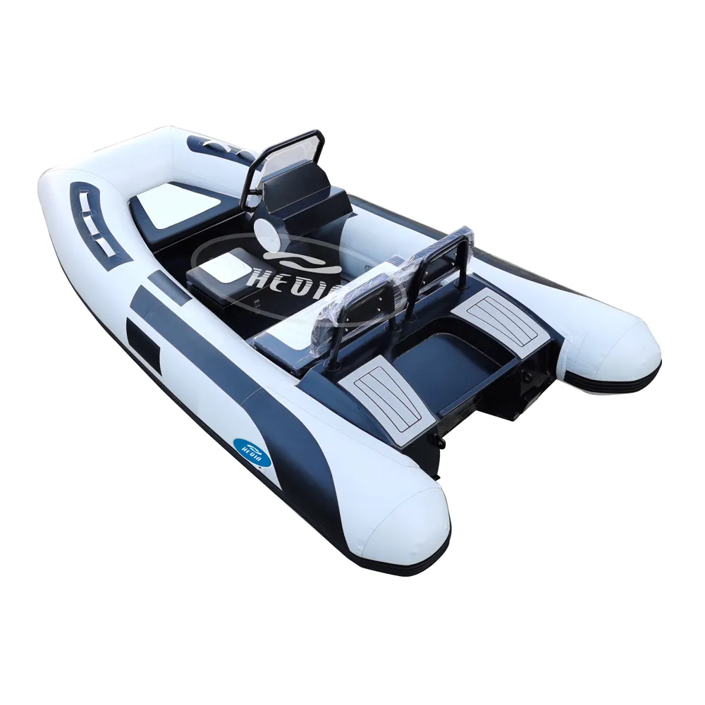 Hedia 2024 New 11FT 3.3m CE Trung Quốc nhôm Inflatable thuyền sườn sp330 trung tâm giao diện điều khiển thuyền đánh cá