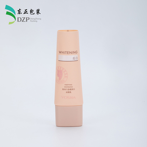 Tube souple cosmétique vide en PE, 30-80 ml, avec bouchon ovale beige de 30 mm, pour emballage compressible, purifiant, blanchissant, soin de la peau, nettoyant <span class=keywords><strong>visage</strong></span> - Product Image 3