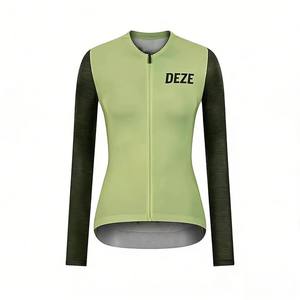 Maillot de cyclisme unisexe Zede, design patchwork, coupe ajustée, multicolores, respirant, séchage rapide, évacuation de la transpiration, confortable, pour les événements cyclistes - Product Image 2