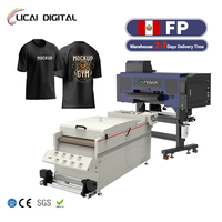 Imprimante FEDAR 60CM DTF pour T-shirts avec 4 têtes I3200 et Shaker Dryer Machine d'impression textile numérique pour vêtement