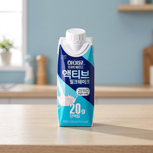[ILDONG Foodis] Boisson protéinée Himmune Milkshake Zéro, paquet de 18, sans gras, sans sucre, pour enfants, énergie, fitness, santé - Product Image 3