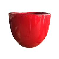 Ensemble de pots de jardin 3 pièces, durables, écologiques, légers, en fibre de verre, style farmhouse, couleur personnalisée, poterie Chau Viet