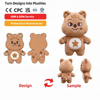 Fabricant de jouets en peluche personnalisés : poupées, mascottes, porte-clés ronds, marionnettes SML, ours en peluche et éléphant en peluche de haute qualité