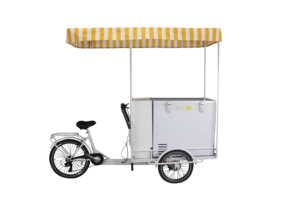 Refroidisseur de crème glacée électrique vélo vélo chariot avec congélateur à vendre - Product Image 6