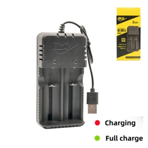 Chargeur de batterie lithium intelligent rapide <span class=keywords><strong>à</strong></span> double fente 1200 mA USB pour 26650/18650/14500/16340 avec démarrage <span class=keywords><strong>à</strong></span> zéro tension et protection contre les surcharges pour appareil photo - Product Image 5