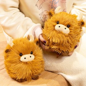 Großhandel: Premium Highland-Kuh-Stofftier mit langem Plüsch, kleiner Mindestbestellmenge, flauschig, kuschelig, als Geburtstagsgeschenk für Kinder und Erwachsene, hohe Gewinnspanne - Product Image 3