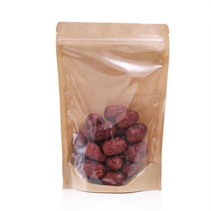 En Stock, condimento, frutos secos, aperitivos, frutas secas, té, comida, soporte, un lado, transparente, <span class=keywords><strong>Yin</strong></span> <span class=keywords><strong>Yang</strong></span>, bolsa de papel Kraft con cremallera - Product Image 1