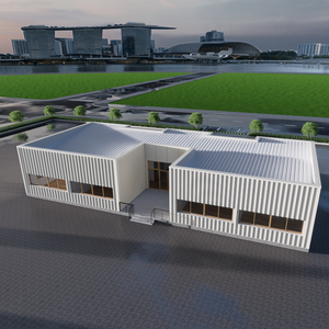 Hiện đại nhiều tầng cao tầng kết cấu thép khách sạn kim loại xây dựng Xây Dựng Nhà prefab khung cấu trúc tòa nhà - Product Image 4