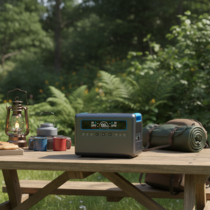 แบตเตอรี่สำรองฉุกเฉินแบบชาร์จเร็ว UPS 2400W สถานีพลังงานแบบพกพา 2304Wh เครื่องกำเนิดพลังงานแสงอาทิตย์สำหรับใช้งานกลางแจ้ง พร้อมเต้ารับ AC 4 ช่อง - Product Image 3