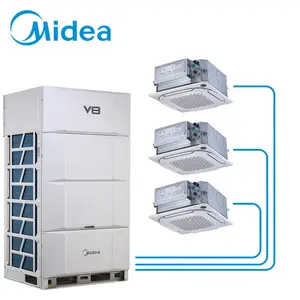 Midea aircon v8 Quadruple Backup 45KW smart refrigerator multi zone split central heat pump vrv vrf air conditioner