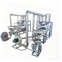 Línea Completa de Máquinas Automáticas para Reciclaje, Alimentador, Extrusora, Granuladora, Producción de Gránulos de PP, HDPE, PVC, LLDPE, EVA, 100-1000 kg/h
