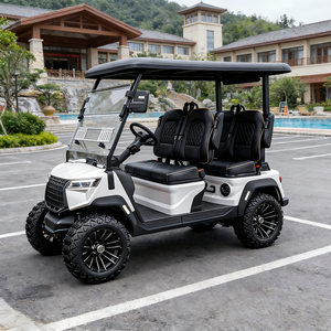 Voiturette de golf électrique 4 places durable et résistante à la rouille pour usage extérieur sur routes non publiques - Modèle 2026 - Product Image 1