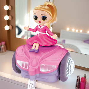 2024 nueva muñeca encantadora de moda de baile; coche de muñeca de equilibrio con música y luz; muñeca de equilibrio B/O, muñeca de iluminación que funciona con batería - Product Image 5