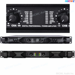 MiCWL PX3600 Two Channel 2x 1000W Digital Power Amplifier <strong>D</strong>-Type 1U 1000 Watts AMP Drive Stage Karaoke <strong>Speaker</strong> - Product Image 5