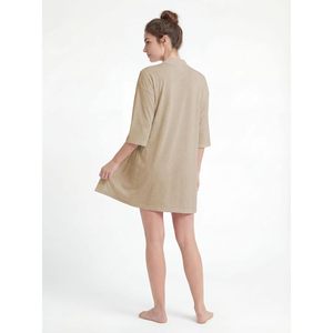 Bata Kimono Ligera para Mujer con Cuello en V, Manga Corta, Tejida, para Dormir, Ropa de Noche, Bata de Baño Suave, Opciones Multicolor - Product Image 4