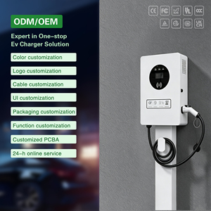 Chargeur de véhicules électriques triphasé 380V compatible OCPP, nouvelle station de charge 30KW, montage au sol, interface CCS2 et GBT, borne de recharge - Product Image 1