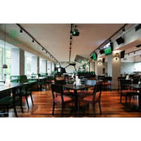 Mobilier de pub sportif personnalisé, sièges de banquette commerciaux, table et chaises pour restaurant, bistro