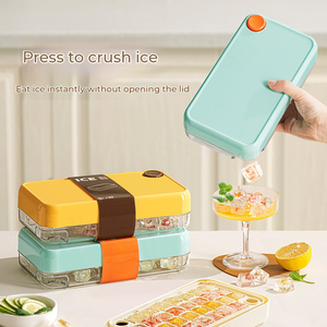 BPA-free nhựa <span class=keywords><strong>ICE</strong></span> Lattice khuôn 30 cái dễ dàng phát hành <span class=keywords><strong>Ice</strong></span> Cube Maker với <span class=keywords><strong>container</strong></span> nắp khay cho tủ đông <span class=keywords><strong>Ice</strong></span> Cream Maker công cụ - Product Image 1