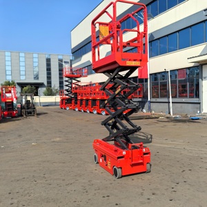Plataforma Elevadora de Tijera Eléctrica de 4 Metros, Antideslizante, Industrial, Capacidad de 100 kg, para Uso en Almacenes - Product Image 6