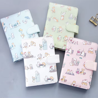 Carnet professionnel A6 à grille de points - Cahier exécutif en bois à couverture rigide avec couverture en papier élégante